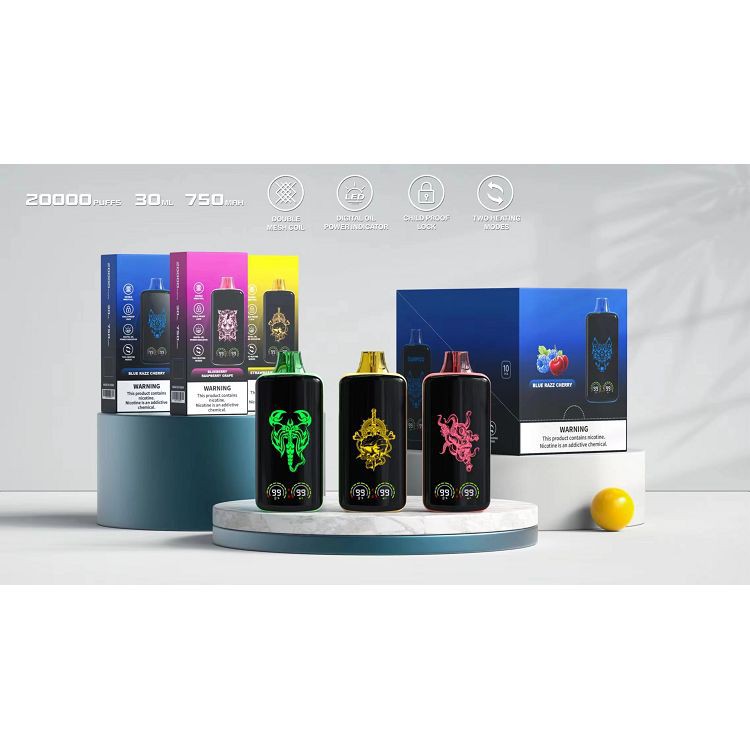 कूल शाइन एलईडी vape जादुई 20000 पफ्स